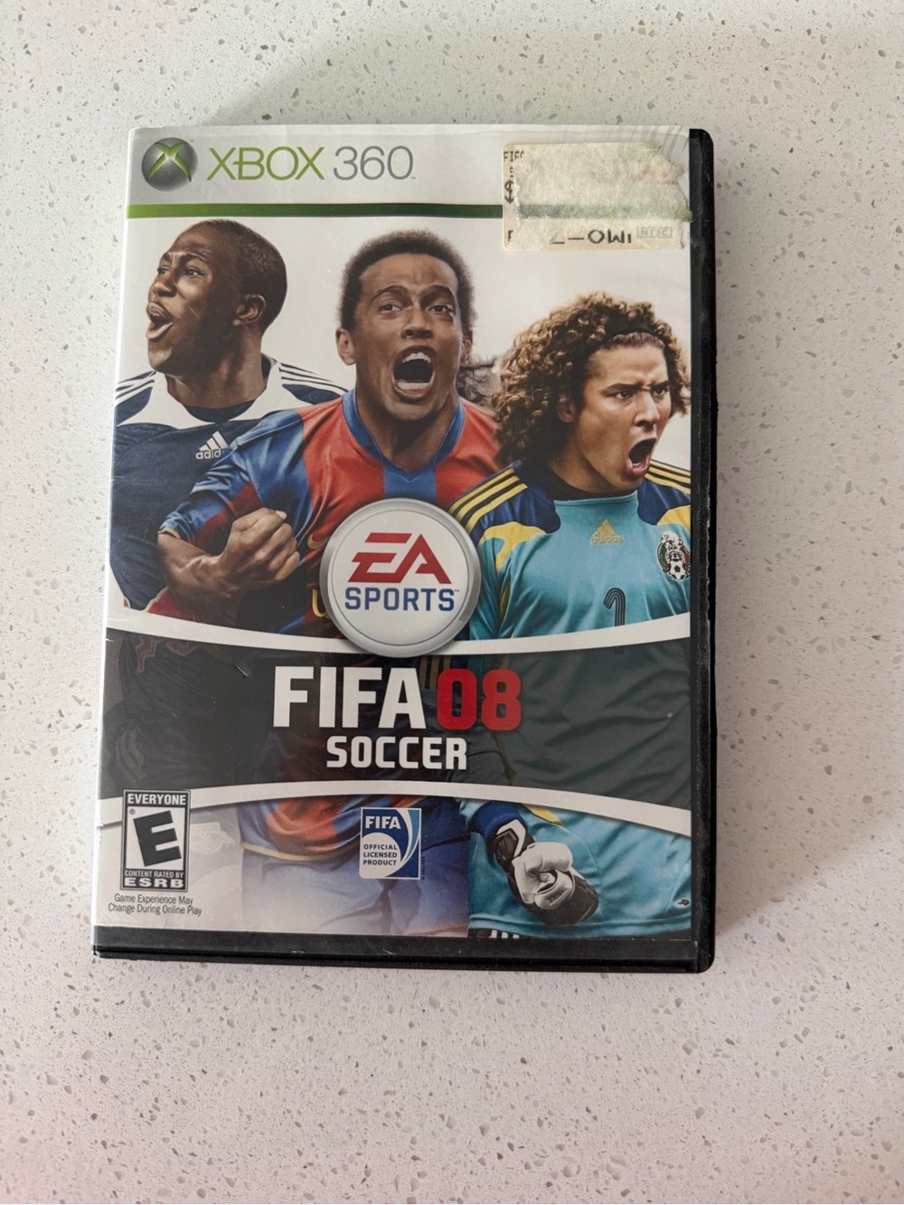 EA SPORTS FIFA 08 Soccer (Xbox 360) - Black/White Cover